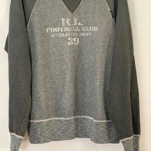 Ralph Lauren Rugby Women’s XL Vintage 2004 Football Club Crewneck Pull Over EUC